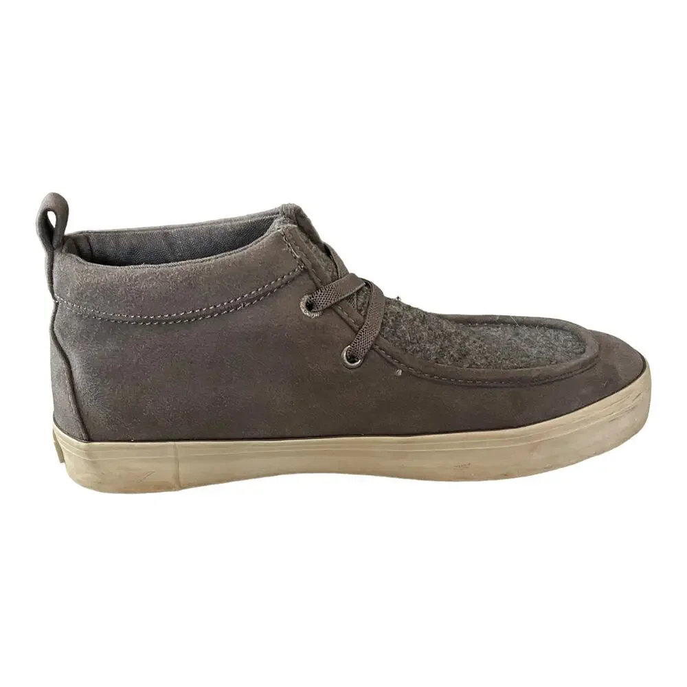 Old Navy Boys High Top Faux Suede Elastic Lace Sneakers Shoes Koalabee Size 6